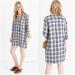 Madewell Dresses | Madewell Plaid Tunic Dress | Color: Black/Blue | Size: S