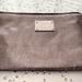 Michael Kors Bags | Michael Kors Metalic Grey Clutch Medium | Color: Gray/Silver | Size: Medium