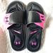 Under Armour Shoes | Nwot Under Armour Women's Ua Ignite Ix Slides | W11us | Color: Black/Pink | Size: 11