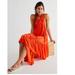 Free People Skirts | Nwt Free People Beach Ribbed Convertible Maxi Skirt/Dress Size Medium | Color: Orange/Red | Size: M