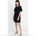 Madewell Dresses | Nmadewell Black Ruffle Sleeve Moment Shift Business Casual Dress - S | Color: Black | Size: S