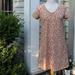 Nine West Dresses | Nine West Rusty Brown & Ivory Cheetah Animal Print Knit T-Shirt Dress Sz Small | Color: Brown/Cream | Size: S