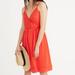 Madewell Dresses | Madewell Sicily Cover-Up Wrap Dress | Color: Orange/Red | Size: Xxs