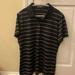 Nike Tops | Nwot Women’s Nike Golf Black And White Striped Polo- Size Xl | Color: Black/White | Size: Xl