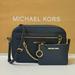 Michael Kors Bags | Michael Kors Jet Set Item Chain Crossbody Bag + Coin Id Key Wallet Dark Navy | Color: Blue | Size: Os