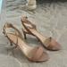 Nine West Shoes | Nine West Nude Heels, Sz 7.5 M, Like New, Elegant, Thin Ankle Strap, Beautiful! | Color: Tan | Size: 7.5