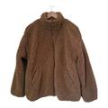 Nine West Jackets & Coats | Nine West - Women's Size Large - Elson Teddy Bear Sherpa Soft Brown Lined Jacket | Color: Brown/Tan | Size: L