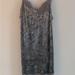 Anthropologie Dresses | Nwt Anthropology Dress, Slate Gray With Lace And Beads, Size Small | Color: Gray | Size: S