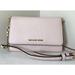 Michael Kors Bags | New Michael Kors Jet Set Travel Medium Phone Crossbody Leather Powder Blush | Color: Purple | Size: Os