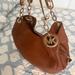 Michael Kors Bags | Michael Kors Leather Shoulder Bag, Fulton | Color: Brown | Size: Os