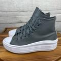 Converse Shoes | Converse Chuck Taylor All Star Move Hi Top Platform Grey Shoe A01344c Women’s 8 | Color: Gray/White | Size: 8