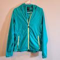 The North Face Jackets & Coats | North Face Jacket Packable Flyweight Hoodie Womens Medium Nylon | Color: Blue/Green | Size: M