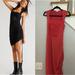 Free People Dresses | Nwt Free People Corset-Is Convertible Mesh Body-Con Maxi Dress Z84 | Color: Black | Size: S