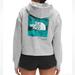 The North Face Sweaters | North Face Logo Play Recycled Pullover Hoodie - Women's | Color: Blue/Gray | Size: L