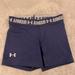 Under Armour Shorts | Navy Blue Womens Under Armour Short Tights - Size Xs / S - Used, Good Condition | Color: Blue | Size: S