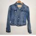 Anthropologie Jackets & Coats | Pilcro And The Letterpress X Anthropologie Medium Wash Jean Jacket Size Medium | Color: Blue | Size: M
