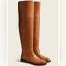 J. Crew Shoes | Nwot Jcrew Over The Knee Riding Leather Boots | Color: Brown | Size: 6.5