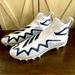 Adidas Shoes | Adidas Freak Ultra 22 Boost Football Cleats White Navy Blue Size 16 | Color: White | Size: 16