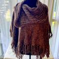 Nine West Jackets & Coats | Nine West Brown Poncho-Great For Fall! | Color: Brown | Size: 2x