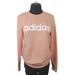 Adidas Tops | Adidas Women's Essentials Basic Front Print Crew Neck Sweatshirt S | Color: Pink | Size: S