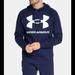 Under Armour Shirts | Men's Navy Under Armour Hoodie | Color: Blue/White | Size: L