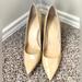 Nine West Shoes | Nude Nine West Patent Leather Heels - 10.5 | Color: Cream/Tan | Size: 10.5