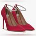 Jessica Simpson Shoes | Nwt Jessica Simpson Women's Sekani Ankle Wrap Pump | Color: Red/Silver | Size: Various