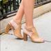 Kate Spade Shoes | Kate Spade Mallorca Sling Back Block Heels 8.5 | Color: Tan | Size: 8