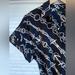 Ralph Lauren Dresses | Nwt Ralph Lauren Nautical Print Dress W/ Tie Belt - Size 12 | Color: Blue/White | Size: 12