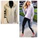 Pink Victoria's Secret Tops | Pink Gray Pullover Top Blouses Shirt Sweatshirt Sports Victoria Secret Vs | Color: Black/Gray | Size: Xs