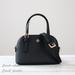 Tory Burch Bags | Nwt Tory Burch 149694 Emerson Dome Satchel Saffiano Leather Crossbody In Black | Color: Black/Gold | Size: Os