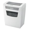 Leitz IQ Office S 80990000 Paper Shredder, 14-12 Sheet Capacity (70-80 g/mÂ²), Particle Cut, Security Level P4, 23L Waste Bin, Especially Quiet, Shredder for Office and Home Office, White