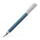 Faber-Castell 147140 - Ambition precious resin pen, blue, nib width M, 1 fountain pen with gift box