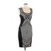 Bar III Casual Dress - Sheath Scoop Neck Sleeveless: Black Dresses - Women's Size Medium