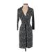 Ann Taylor Casual Dress - Wrap: Black Dresses - Women's Size 2