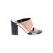 Dolce Vita Mule/Clog: Slip-on Chunky Heel Glamorous Pink Shoes - Women's Size 6 - Open Toe