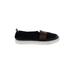 Donald J Pliner Flats: Slip-on Platform Casual Black Shoes - Women's Size 8 1/2 - Almond Toe