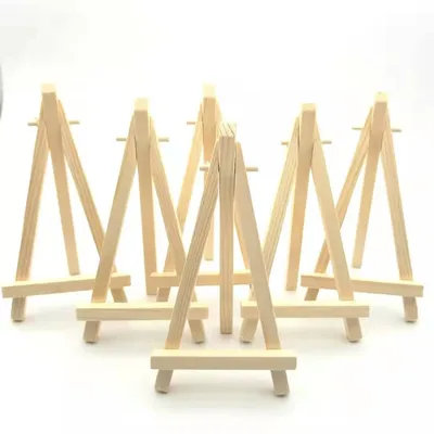 Mini présentoir triangulaire en bois pour table de mariage support pour carte support pour