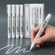 Marqueur métallique étanche stylo de peinture blanche en continu peinture d'art lavable stylos