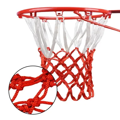 Filet en maille pour panier de basket-ball haute qualité durable taille standard fil de nylon