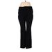 Alfani Dress Pants - Mid/Reg Rise: Black Bottoms - Women's Size 8 Petite