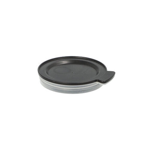 Papstar 192 Mehrweg-Deckel für Trinkbecher PP rund Ø 8 cm · 1,5 cm schwarz Image