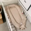 88*50*15cm Baumwoll krippen abnehmbares Schlaf nest für Babybett mit Kissen Kleinkind Wiege Matratze