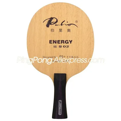 Original Palio Energy 02 Tischtennis klinge Schläger (5 Holz offensive) Energy-02 Tischtennis schläger Paddel Image