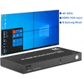 4K HDMI Video Wall Controller 2 x2 1 x3 1 x4 2x2 3 x1 4 x1 HDMI VGA Video Stitching Processor Splicer 4 HDMI out TV Wall Controller