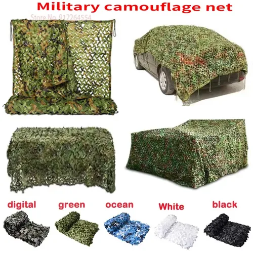 Military camouflage netting Military camouflage netting Jagd camouflage netting Auto zelt Weiß Blau