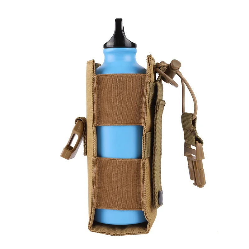 Wasser flaschen taschen taktisches Molle-System 600d Nylon Kessel abdeckung hängende Hüft tasche Outdoor Wandern Klettern Camping halter Image