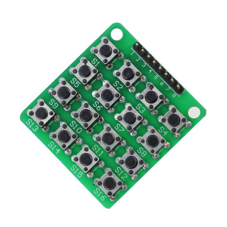 4x4 Matrix 16 Tastatur Tastaturmodul 16 Tasten Mcu für Arduino Image