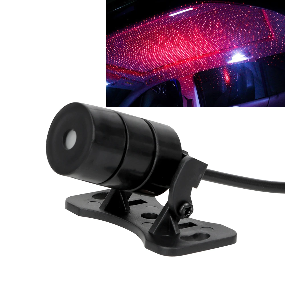 Scheinwerfer DJ Musik Sound Lampe Innen Modifikation Innen Dekorative Licht Auto Stern Lichter Auto Dach Licht Sternen Projektion