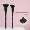 1PCS Spirale Design Kunststoff Griff Schönheit Makeups Pinsel Kosmetik Pulver Rouge Pinsel Make-up